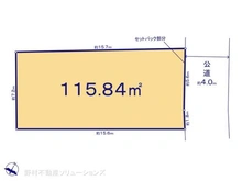 【東京都/大田区雪谷大塚町】大田区雪谷大塚町 土地 区画図
