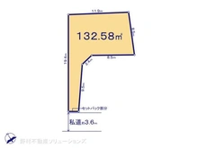 【東京都/大田区上池台】大田区上池台5丁目 土地 区画図