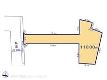 【東京都/大田区南馬込】大田区南馬込1丁目 土地 区画図