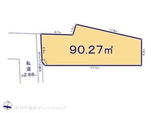 【東京都/大田区南馬込】大田区南馬込1丁目 土地 区画図