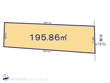 【愛知県/名古屋市名東区西里町】名古屋市名東区西里町1丁目 土地 区画図