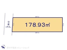 【愛知県/名古屋市北区山田】名古屋市北区山田4丁目 土地 区画図