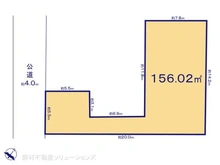 【愛知県/名古屋市名東区平和が丘】名古屋市名東区平和が丘2丁目 土地 区画図