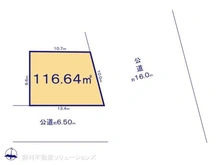 【愛知県/名古屋市西区長先町】名古屋市西区長先町 土地 区画図