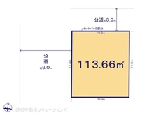 【愛知県/名古屋市瑞穂区河岸町】名古屋市瑞穂区河岸町3丁目 土地 区画図