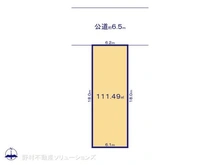 【愛知県/名古屋市天白区梅が丘】名古屋市天白区梅が丘5丁目 土地 区画図
