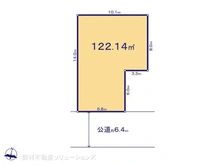 【愛知県/名古屋市天白区元八事】名古屋市天白区元八事3丁目 土地 区画図