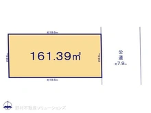 【愛知県/名古屋市中区平和】名古屋市中区平和1丁目 土地 区画図