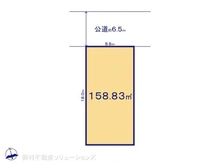 【愛知県/名古屋市天白区向が丘】名古屋市天白区向が丘3丁目 土地 区画図