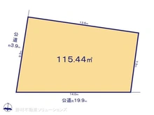 【愛知県/名古屋市熱田区夜寒町】名古屋市熱田区夜寒町 土地 区画図