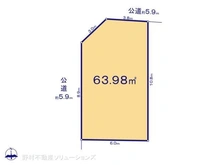 【愛知県/名古屋市昭和区御器所】名古屋市昭和区御器所4丁目 土地 区画図