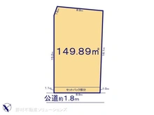 【愛知県/名古屋市昭和区北山町】名古屋市昭和区北山町1丁目 土地 区画図