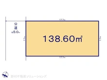 【愛知県/名古屋市北区山田】名古屋市北区山田4丁目 土地 区画図