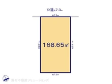 【愛知県/名古屋市西区枇杷島】名古屋市西区枇杷島4丁目 土地 区画図