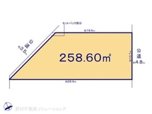 【愛知県/名古屋市千種区城山新町】名古屋市千種区城山新町2丁目 土地 区画図