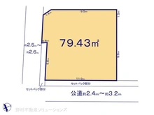 【愛知県/名古屋市西区児玉】名古屋市西区児玉3丁目 土地 区画図