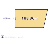 【愛知県/名古屋市中区松原】名古屋市中区松原3丁目 土地 区画図