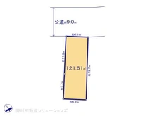 【神奈川県/横浜市中区本牧町】横浜市中区本牧町1丁目 土地 区画図