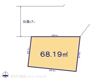 【東京都/北区豊島】北区豊島7丁目 土地 区画図