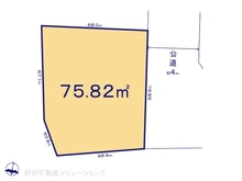 【東京都/北区赤羽台】北区赤羽台3丁目 土地 区画図