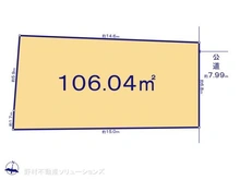 【東京都/江東区三好】江東区三好3丁目 土地 区画図