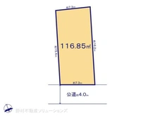 【神奈川県/横浜市瀬谷区宮沢】横浜市瀬谷区宮沢2丁目 土地 区画図