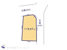 【神奈川県/横浜市旭区南希望が丘】横浜市旭区南希望が丘 土地 区画図
