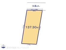 【神奈川県/横浜市瀬谷区二ツ橋町】横浜市瀬谷区二ツ橋町 土地 区画図
