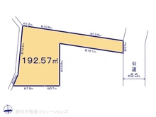 【神奈川県/横浜市泉区新橋町】横浜市泉区新橋町 土地 区画図
