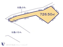 【神奈川県/横浜市旭区さちが丘】横浜市旭区さちが丘 土地 区画図