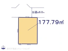 【神奈川県/横浜市瀬谷区阿久和西】横浜市瀬谷区阿久和西2丁目 土地 区画図