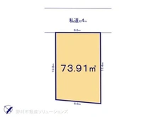 【東京都/江戸川区平井】江戸川区平井1丁目 土地 区画図