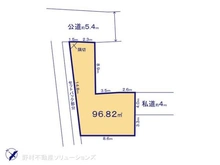 【東京都/江戸川区平井】江戸川区平井1丁目 土地 区画図