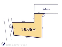 【東京都/江戸川区平井】江戸川区平井1丁目 土地 区画図