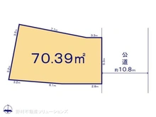 【東京都/江戸川区平井】江戸川区平井7丁目 土地 区画図