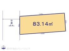 【東京都/江東区大島】江東区大島2丁目 土地 区画図