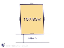 【千葉県/千葉市中央区松ケ丘町】千葉市中央区松ケ丘町 土地 区画図