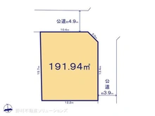 【千葉県/千葉市花見川区長作台】千葉市花見川区長作台2丁目 土地 区画図