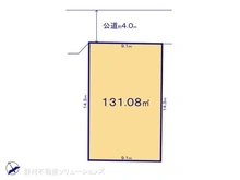 【千葉県/船橋市前原東】船橋市前原東6丁目 土地 区画図