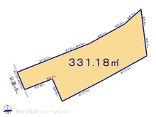 【千葉県/千葉市中央区登戸】千葉市中央区登戸3丁目 土地 区画図