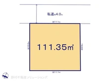 【千葉県/千葉市中央区道場北】千葉市中央区道場北2丁目 土地 区画図