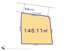 【千葉県/千葉市中央区千葉寺町】千葉市中央区千葉寺町 土地 区画図