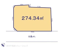 【千葉県/千葉市花見川区幕張町】千葉市花見川区幕張町3丁目 土地 区画図