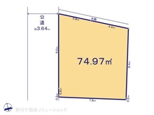 【千葉県/千葉市花見川区武石町】千葉市花見川区武石町2丁目 土地 区画図