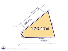 【千葉県/千葉市中央区星久喜町】千葉市中央区星久喜町 土地 区画図