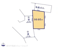 【千葉県/千葉市中央区稲荷町】千葉市中央区稲荷町1丁目 土地 区画図
