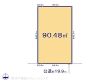 【千葉県/千葉市中央区登戸】千葉市中央区登戸2丁目 土地 区画図