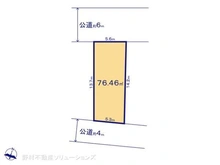 【千葉県/千葉市中央区中央】千葉市中央区中央4丁目 土地 区画図