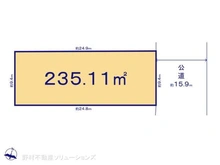 【千葉県/千葉市中央区中央】千葉市中央区中央3丁目 土地 区画図