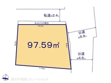 【千葉県/千葉市中央区道場南】千葉市中央区道場南1丁目 土地 区画図
